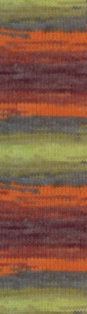 Lanagold Batik (49% шерсть, 51% акрил) - 240м / 100г фото 3