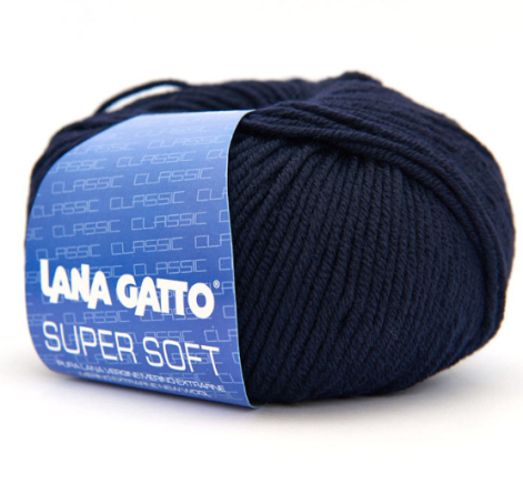Пряжа Lana Gatto SUPER SOFT (100% экстрафайн мериносовая шерсть) - 125м / 50г фото 48