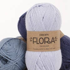 Пряжа Drops Flora (65% шерсть, 35% альпака) 210м / 50г