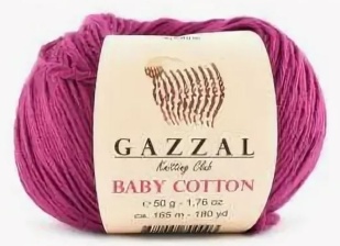 Baby Cotton (60% хлопок, 40% полиакрил) - 165м / 50г
