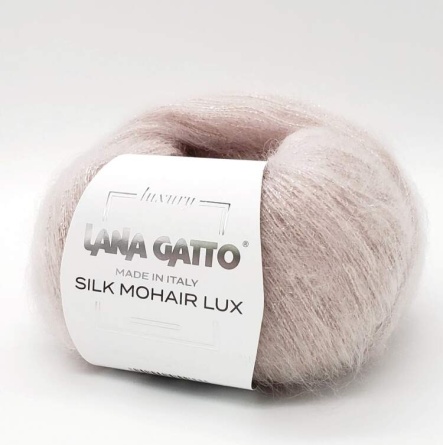 Пряжа Lana Gatto SILK MOHAIR LUX (78% суперкид мохер, 14% шелк, 4% полиэстер) - 210м / 25г фото 13