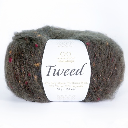 Tweed (40% бэби альпака 8% мериносовая шерсть 32% вискоза 20% полиамид) - 150м / 50г1 фото 19