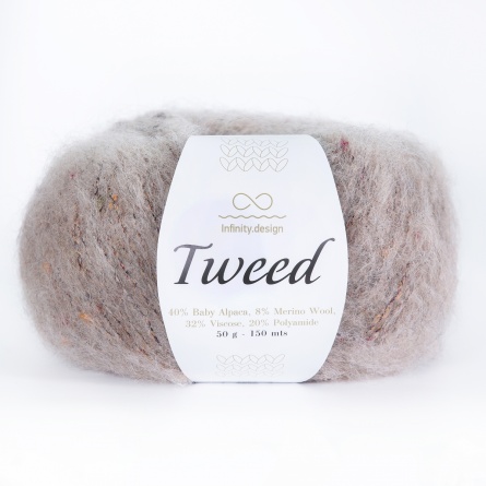 Tweed (40% бэби альпака 8% мериносовая шерсть 32% вискоза 20% полиамид) - 150м / 50г1 фото 6
