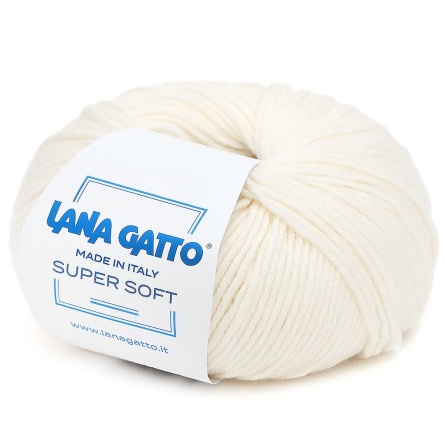 Пряжа Lana Gatto SUPER SOFT (100% экстрафайн мериносовая шерсть) - 125м / 50г фото 6