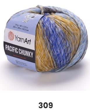 Pacific Chunky (20% шерсть, 80% акрил) - 200м / 50г фото 7