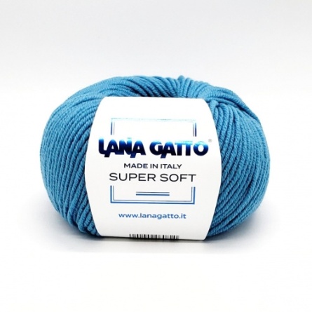 Пряжа Lana Gatto SUPER SOFT (100% экстрафайн мериносовая шерсть) - 125м / 50г фото 100