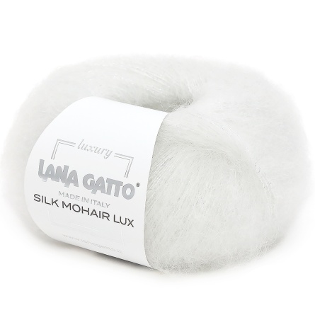 Пряжа Lana Gatto SILK MOHAIR LUX (78% суперкид мохер, 14% шелк, 4% полиэстер) - 210м / 25г фото 4