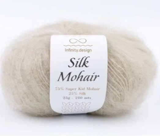 SILK MOHAIR  (75% супер кид мохер 25% шелк) - 210м / 25г фото 28