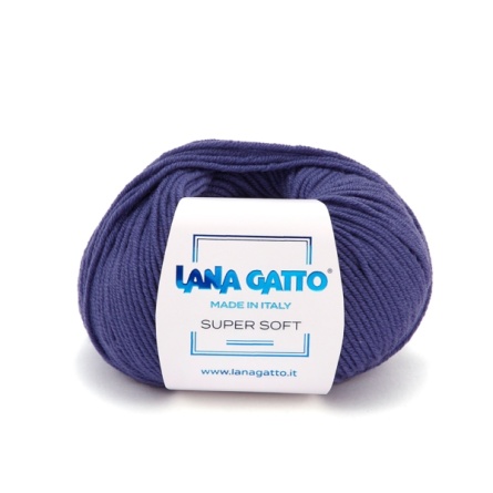 Пряжа Lana Gatto SUPER SOFT (100% экстрафайн мериносовая шерсть) - 125м / 50г фото 3