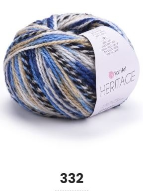 Heritage (25% шерсть, 75% акрил) - 125м / 50г фото 4