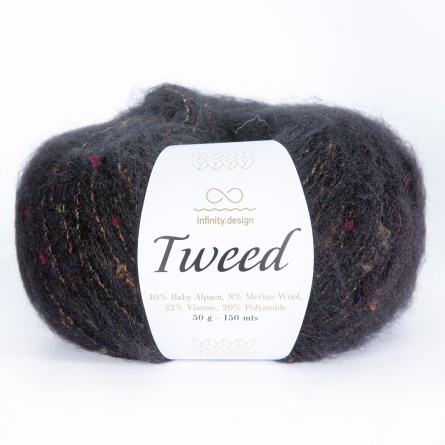 Tweed (40% бэби альпака 8% мериносовая шерсть 32% вискоза 20% полиамид) - 150м / 50г1 фото 5