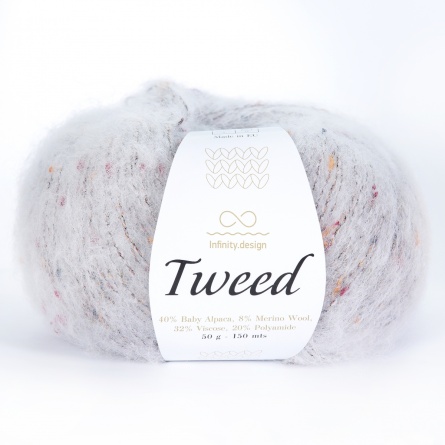 Tweed (40% бэби альпака 8% мериносовая шерсть 32% вискоза 20% полиамид) - 150м / 50г1 фото 3
