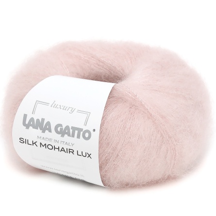 Пряжа Lana Gatto SILK MOHAIR LUX (78% суперкид мохер, 14% шелк, 4% полиэстер) - 210м / 25г фото 7