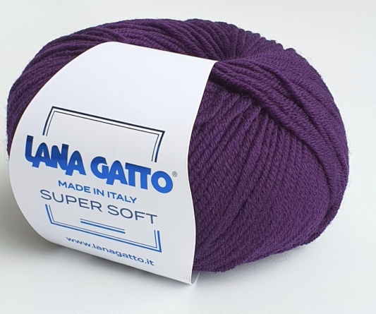Пряжа Lana Gatto SUPER SOFT (100% экстрафайн мериносовая шерсть) - 125м / 50г фото 53