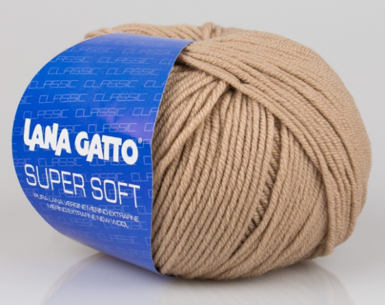 Пряжа Lana Gatto SUPER SOFT (100% экстрафайн мериносовая шерсть) - 125м / 50г фото 47