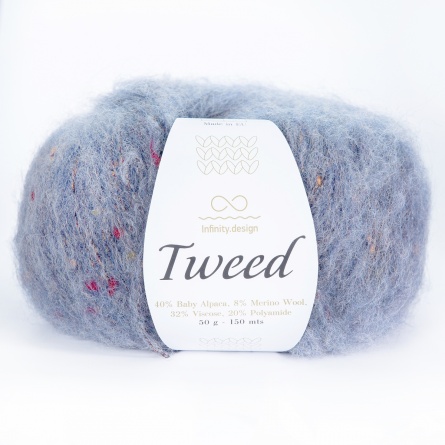 Tweed (40% бэби альпака 8% мериносовая шерсть 32% вискоза 20% полиамид) - 150м / 50г1 фото 16
