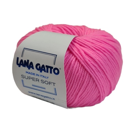 Пряжа Lana Gatto SUPER SOFT (100% экстрафайн мериносовая шерсть) - 125м / 50г фото 80