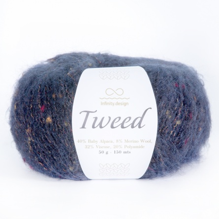 Tweed (40% бэби альпака 8% мериносовая шерсть 32% вискоза 20% полиамид) - 150м / 50г1 фото 17