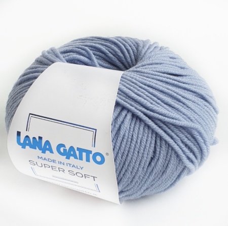 Пряжа Lana Gatto SUPER SOFT (100% экстрафайн мериносовая шерсть) - 125м / 50г фото 61