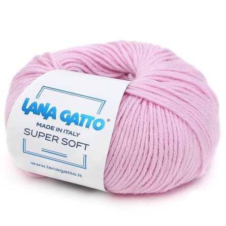 Пряжа Lana Gatto SUPER SOFT (100% экстрафайн мериносовая шерсть) - 125м / 50г фото 30