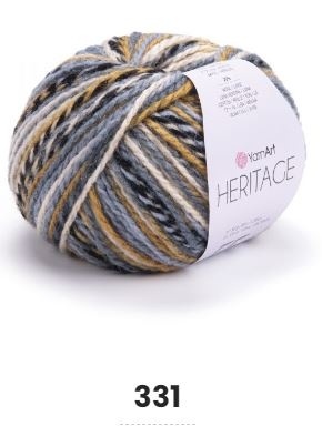 Heritage (25% шерсть, 75% акрил) - 125м / 50г фото 3