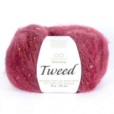 Tweed (40% бэби альпака 8% мериносовая шерсть 32% вискоза 20% полиамид) - 150м / 50г1 фото 10