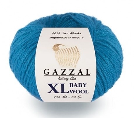 Baby Wool XL (40% мериносовая шерсть, 20% ПА Кашемир, 40% полиакрил) - 100м / 50г фото 1