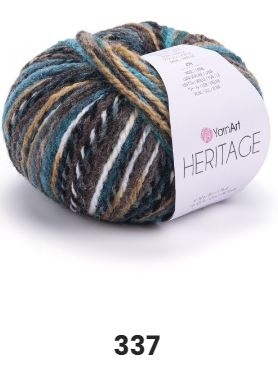 Heritage (25% шерсть, 75% акрил) - 125м / 50г фото 6