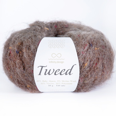 Tweed (40% бэби альпака 8% мериносовая шерсть 32% вискоза 20% полиамид) - 150м / 50г1 фото 7