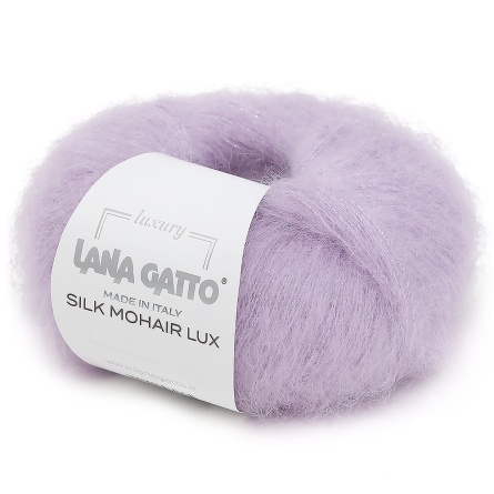 Пряжа Lana Gatto SILK MOHAIR LUX (78% суперкид мохер, 14% шелк, 4% полиэстер) - 210м / 25г фото 9