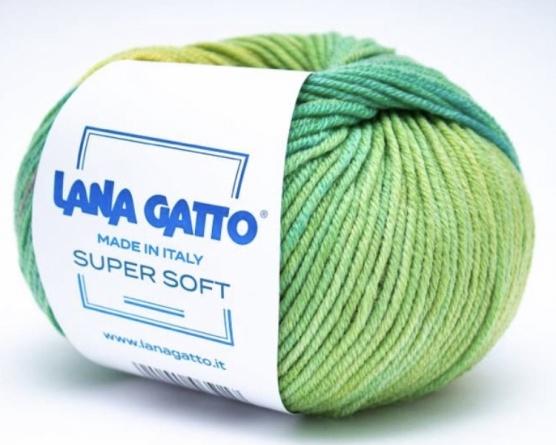 Пряжа Lana Gatto SUPER SOFT (100% экстрафайн мериносовая шерсть) - 125м / 50г фото 17