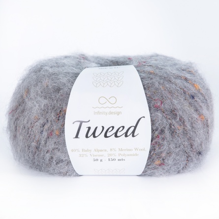 Tweed (40% бэби альпака 8% мериносовая шерсть 32% вискоза 20% полиамид) - 150м / 50г1 фото 4