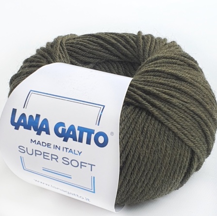 Пряжа Lana Gatto SUPER SOFT (100% экстрафайн мериносовая шерсть) - 125м / 50г фото 64
